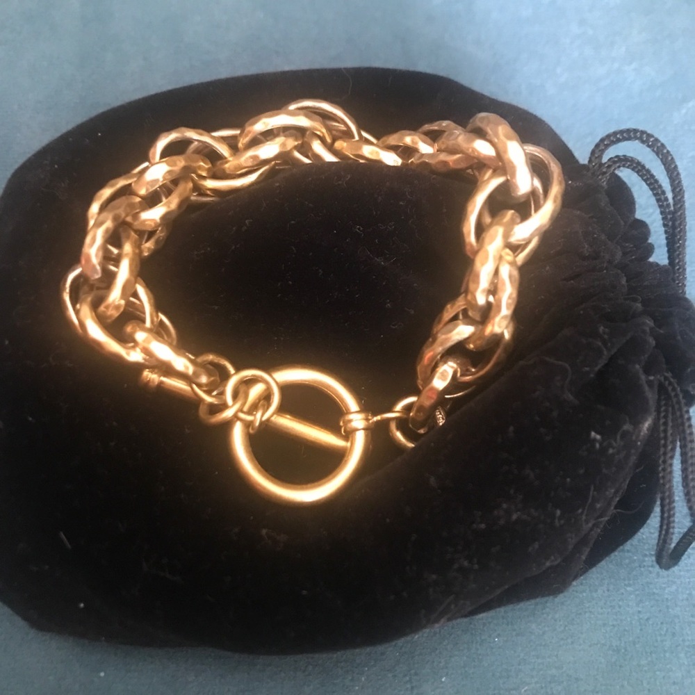 Sterling Silver Gold Italian bracelet